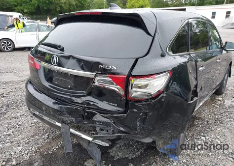 2018 Acura Mdx z USA, uszkodzony, nr VIN 5J8YD4H38JL017546